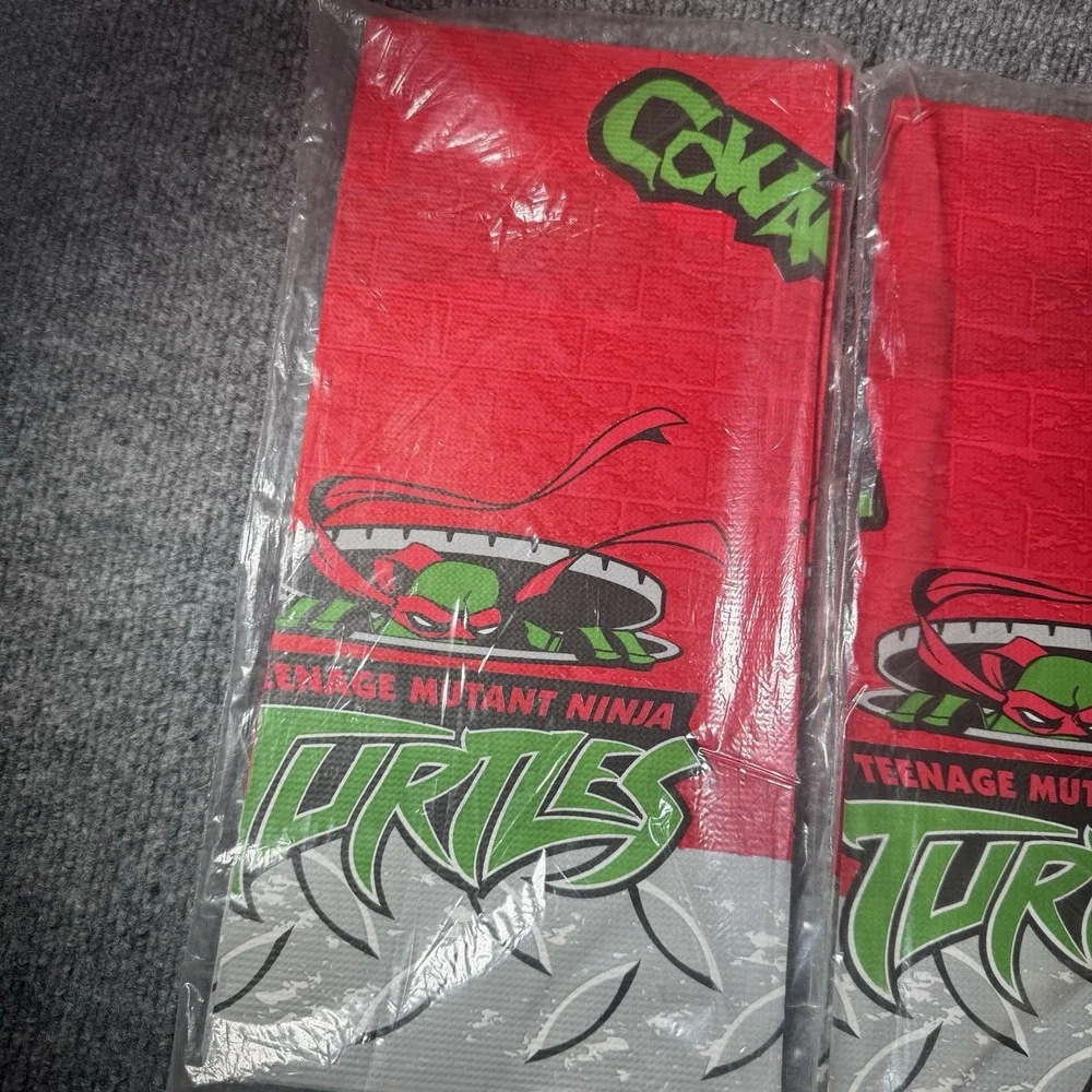 Vintage Teenage Mutant Ninja Turtles‎ Unused Paper Table Cover Set 54
